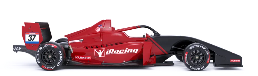 Super Formula Lights 车辆侧视图