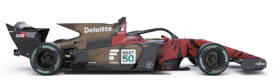 Super Formula SF23 车辆侧视图