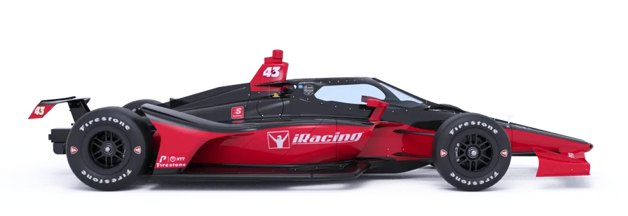 Dallara IR18 车辆侧视图